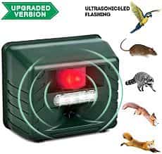LFMHKM Animal Control de ultrasonidos Repelente de batería Solar Powered, para casa u oficina, también una idea sostenible y sustentable